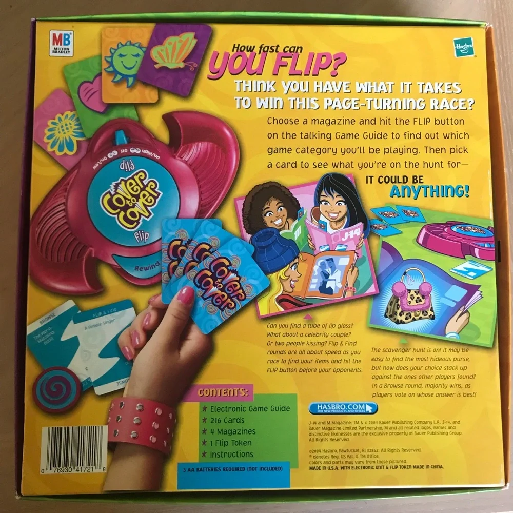 COVER TO COVER Magazine Electronic Card Game